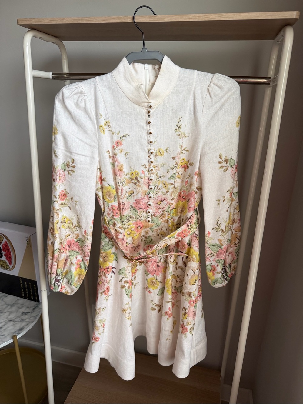 Zimmerman matchmaker button mini dress